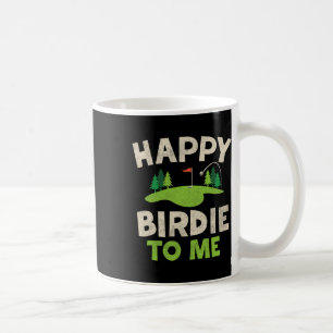 Funny Golf Birthday Shirt Happy Birdie Golfer Kids Coffee Mug