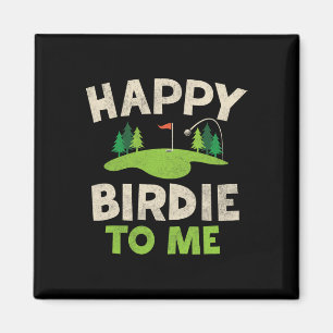 Funny Golf Birthday Shirt Happy Birdie Golfer Kids Magnet