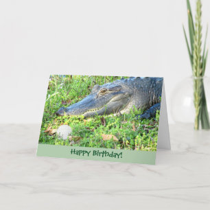 Funny Golf Carte de voeux d'anniversaire personnal