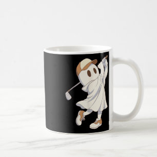 Funny Golf Costume Halloween Ghost Playing Graphic Coffee Mug