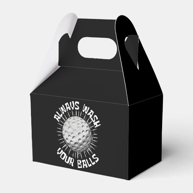 Funny-golf Favor Box (Front Side)