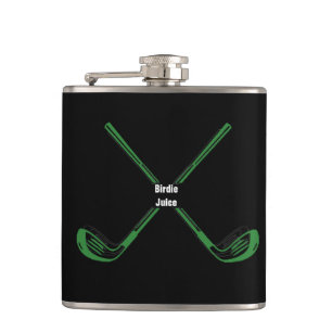 Funny Golf Flask - Custom Golfer Gift & Barware