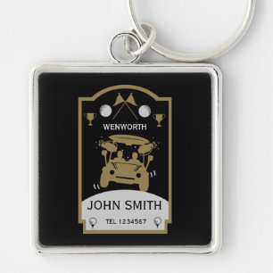 Funny Golf Gift For Beginners Keychain