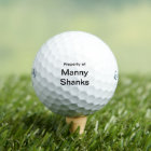Funny Golf Gift Joke Name Manny Shanks