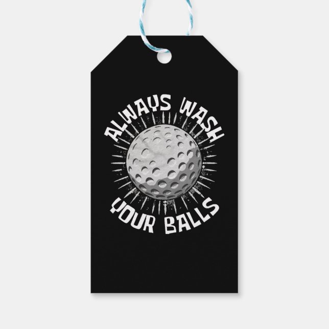 Funny-golf Gift Tags (Back)