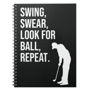 Funny Golf Gifts For Golfer Humour Joke Notebook