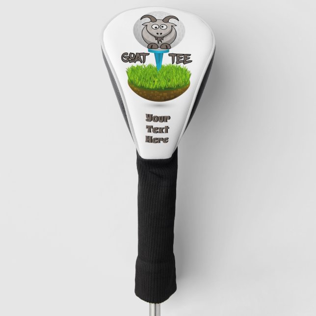 Funny Golf Goat Golf Head Cover (Front)