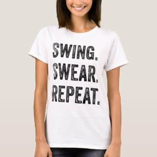 Funny Golf Hommes femmes à coudre Sweat Répéter Go