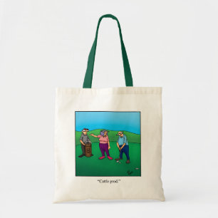Funny Golf Humour Canvas Bag "Spectickles"
