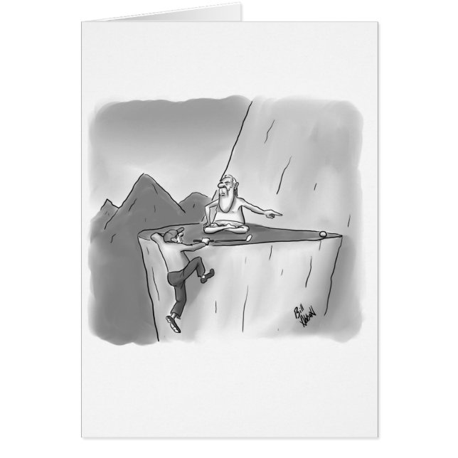 Funny Golf Humour Carte de voeux vierge (Devant)