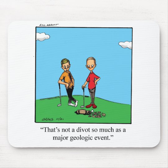 Funny Golf Humour Mousepad Zazzle Ca