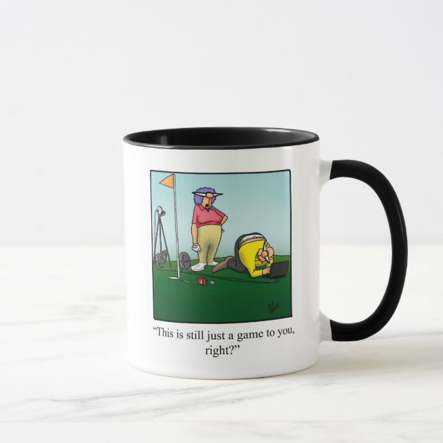 Funny Golf Humour Mug (Right)