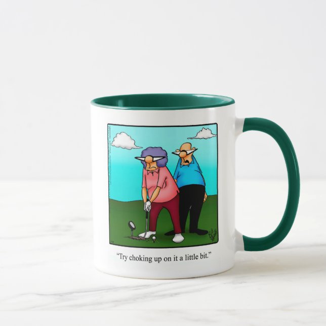 Funny Golf Humour Mug For Her (Right)