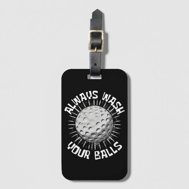 Funny-golf Luggage Tag (Front Vertical)