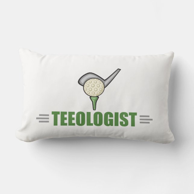 Funny Golf Lumbar Pillow (Front)
