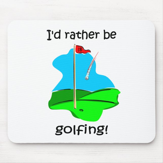 Funny golf mouse pad (Front)