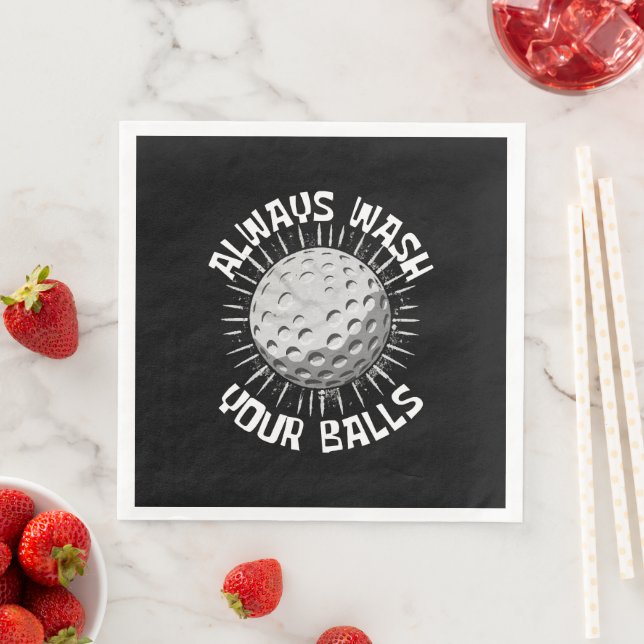 Funny-golf Napkin (Insitu)