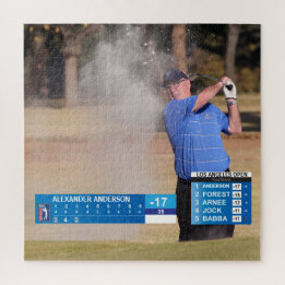 Funny Golf News 🏌️40th 50th 60th Men Birthday Jigsaw Puzzle