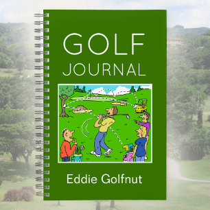 Funny Golf Notebook to Personalize