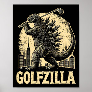 Funny Golf Novelty Men Women Kids Funny Golfing Poster