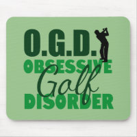 Funny Golf Obsessed Green