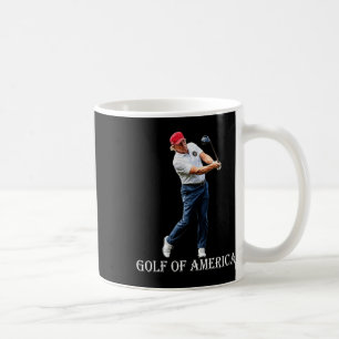 Funny Golf Of America Donald Trump Coffee Mug