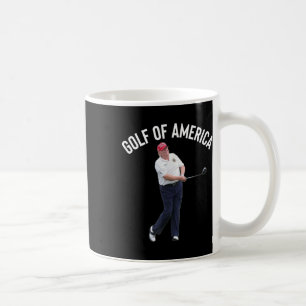 Funny Golf Of America Donald Trump Pun  Coffee Mug