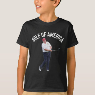 Funny Golf Of America Donald Trump Pun  T-Shirt
