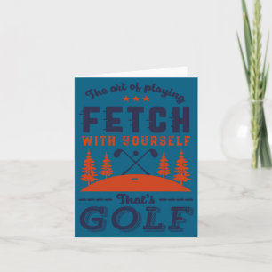 Funny Golf Player Quote For Golfers Love Golfing  Card