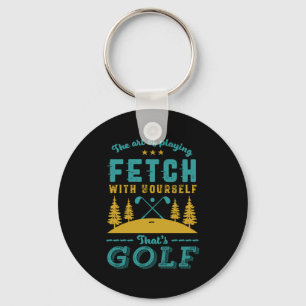 Funny Golf Player Quote Golfers Love Golfing Srt  Keychain