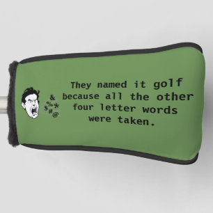 Funny Golf Quote Golf Head Cover