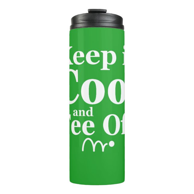 Funny Golf Quote Keep It Cool And Tee Off Thermal Tumbler (Front)