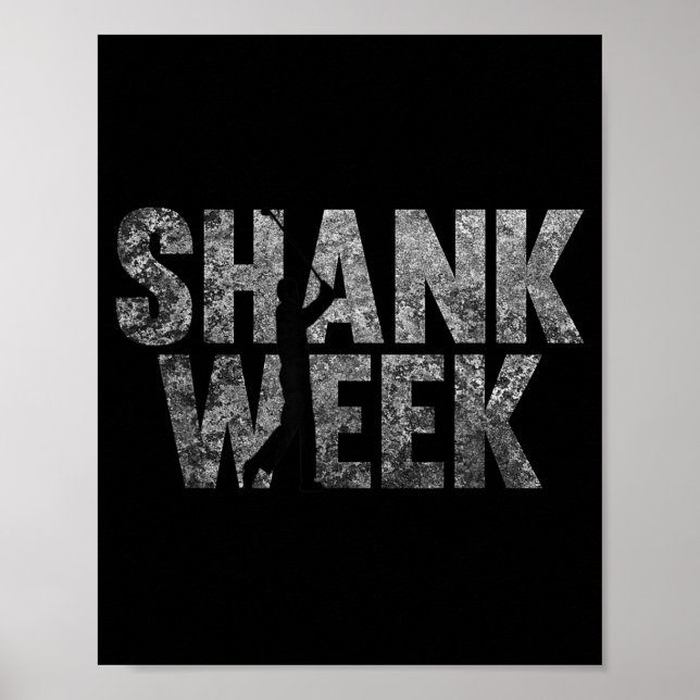 Funny Golf Shank Week Poster (Front)