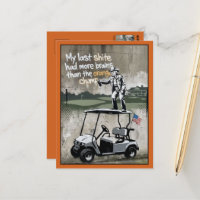 Funny Golf Themed Anti-Trump