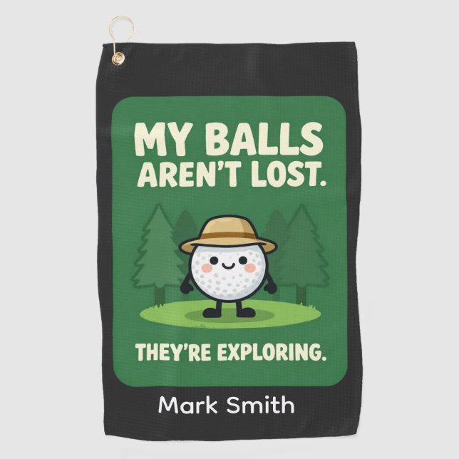 Funny Golf Towel Collection for Golf Addicts (Front)
