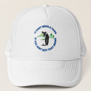 Funny Golf Trucker Hat  for Men