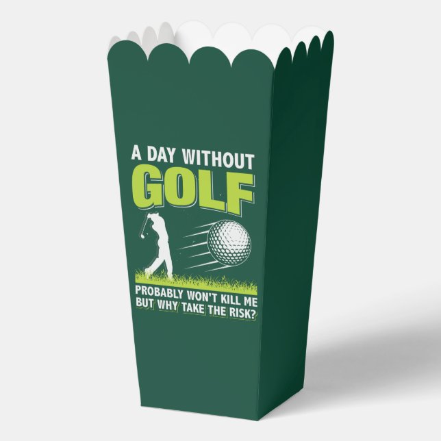 Funny Golf word art party Favor Box (Front)