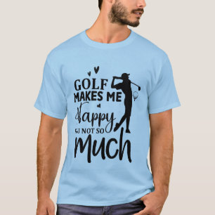 Funny Golf word art sports T-Shirt