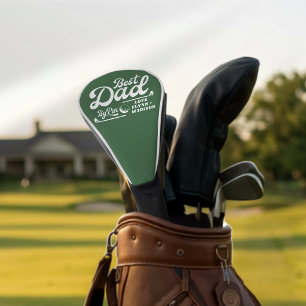 Funny Golfer Best Dad By Par Father's Day Golf Head Cover