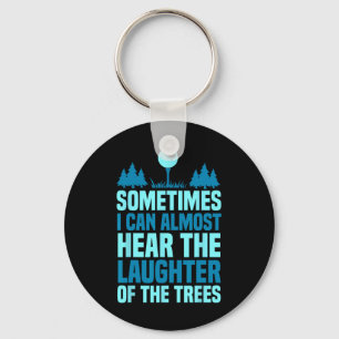 Funny Golfer Golf Cart Golf Women Keychain