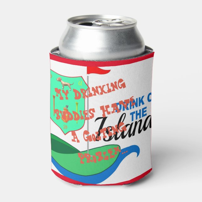 Funny Golfing Can Cooler (Can Front)