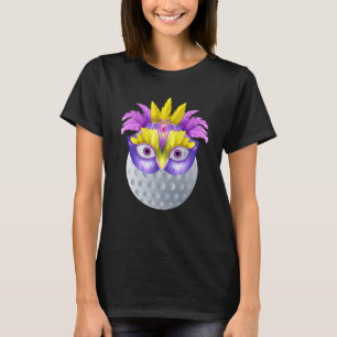 Funny Golfing Costume For Mardi Gras 2022 Golf Bal T-Shirt
