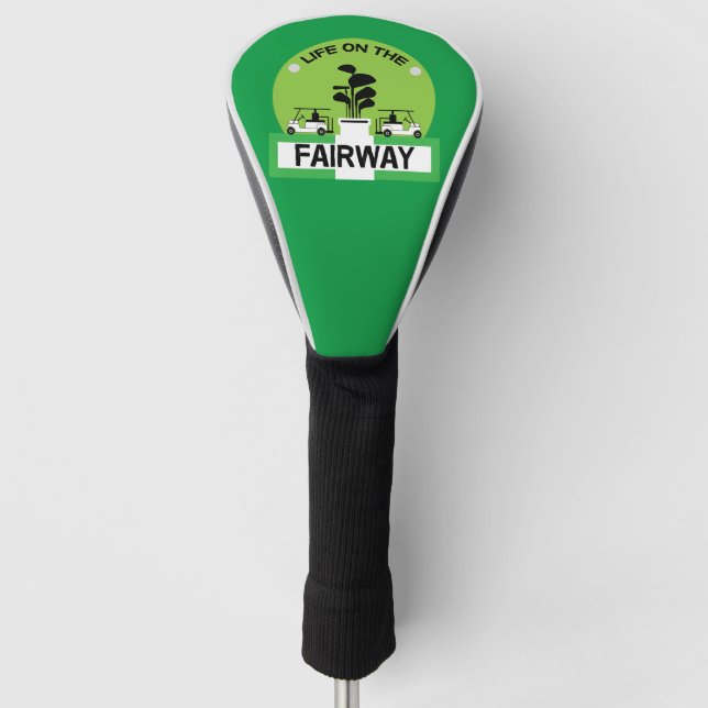 Funny Golfing Pros Golfing Fanatics Sports Golf Head Cover (Front)