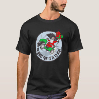 Funny Golfing Santa Claus Christmas Golfer Golf Ca T-Shirt
