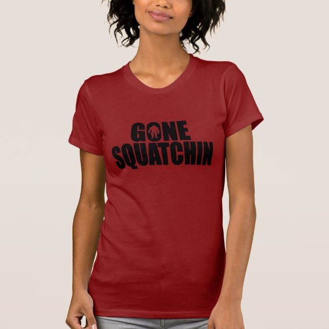 Funny GONE SQUATCHIN Design Special *BOBO* Edition T-Shirt (Front)