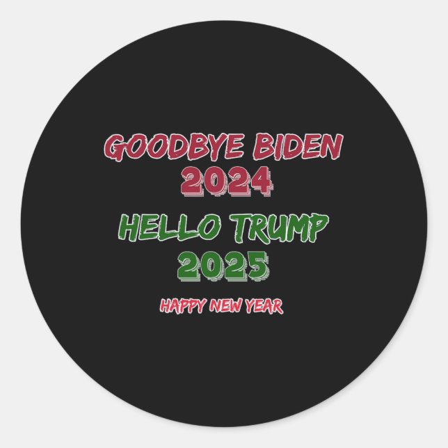 Funny Good  Classic Round Sticker (Front)