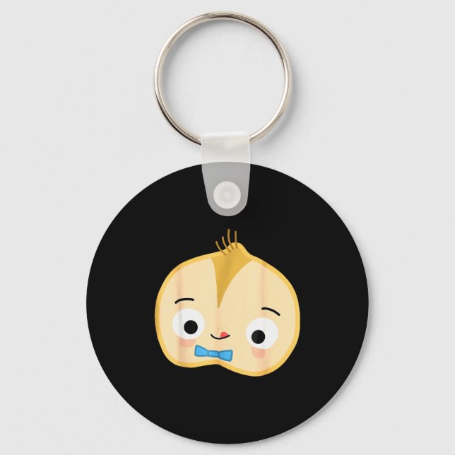 Funny Good Egg Teacher Halloween Costume Group The Keychain (Front)