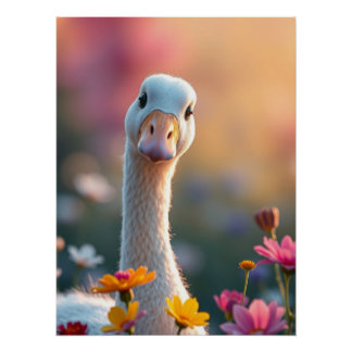 Funny Goose Art  Poster