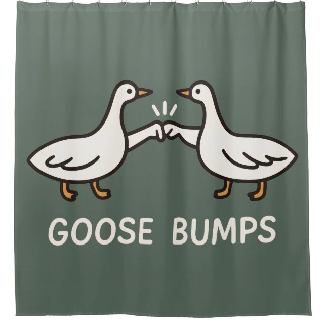 Funny Goose Bumps Cartoon | Fist Bump Geese Animal (Front)
