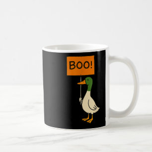 Funny Goose Halloween Boo Sign Coffee Mug